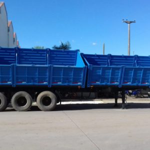 side tipper semi-trailer